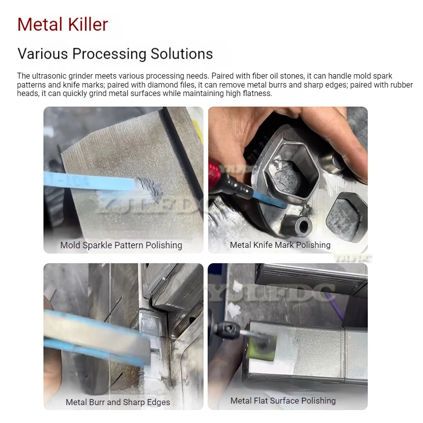 Ultrasonic Fiber  Stone Expansion Edition Front and Rear Ultrasonic Grinding Machine for Mold Dia Polishing