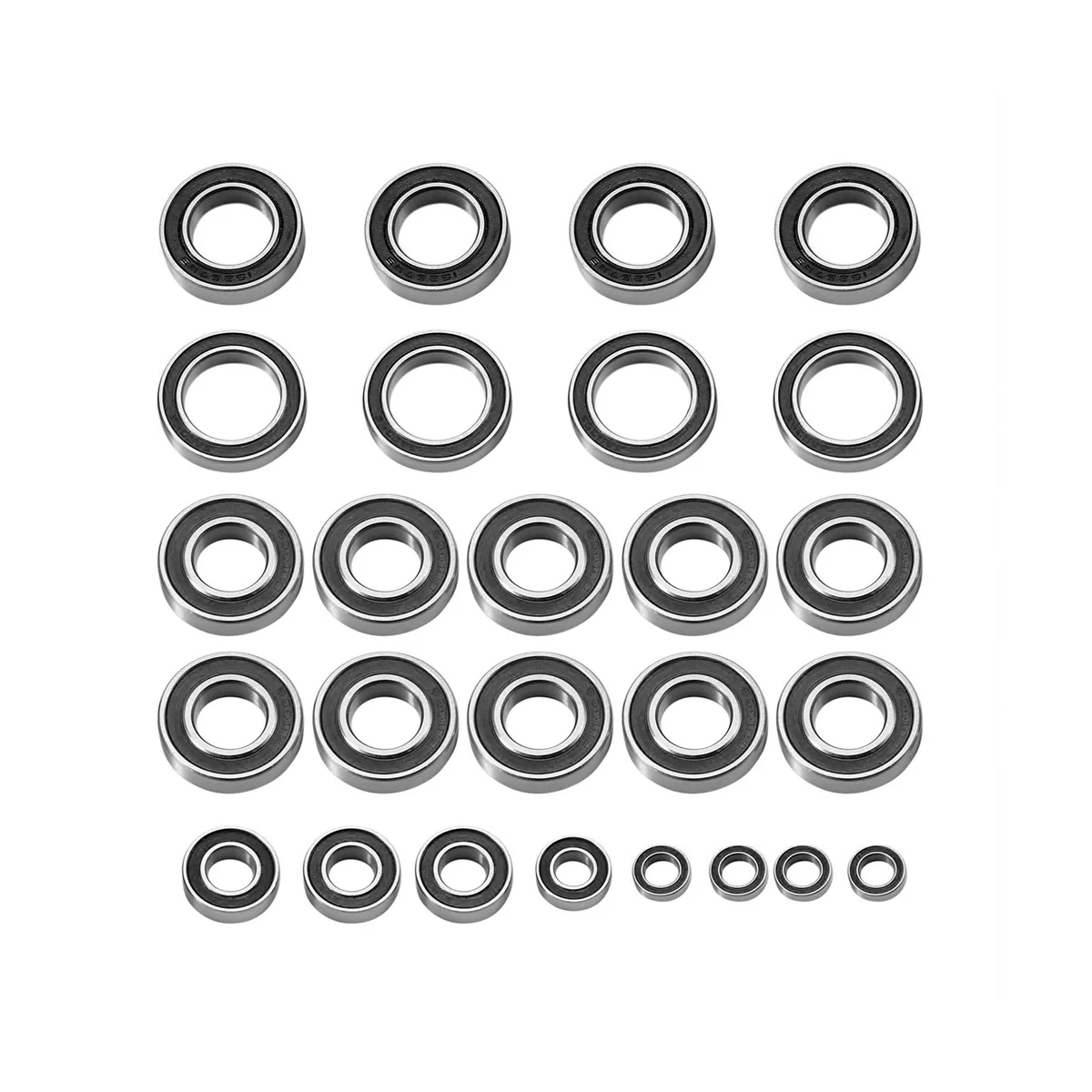 26Pcs Sealed Bearing Kit for Arrma 1/5 KRATON 8S Outcast 8S RC Car Upgrade Parts Accessories