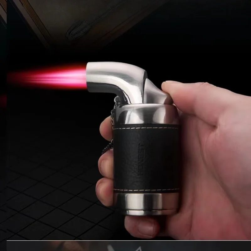 2026 HONEST Original Four Flame Cigarette Lighter Outdoor Windproof Unique and Unusual Smoking Tool Business Gift Box Packaging