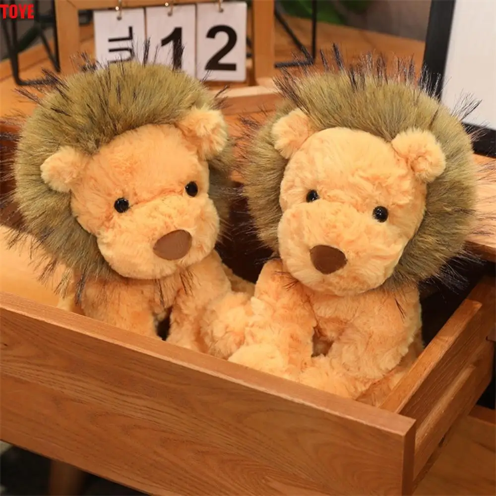 

Cute Forest Lion Plush Doll Simulation Cartoon Animals Plush Toy Soft Fluffy Lion Fluffty Doll Home Decor