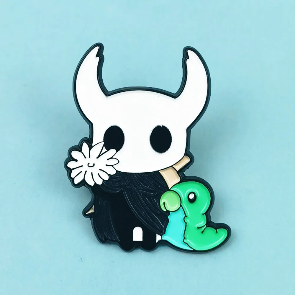 Game The Hollow Knight Peripheral Cartoon Badge Brooch Pin Cosplay Backpack Jewelry Accessories Decoration Collection Xmas Gift