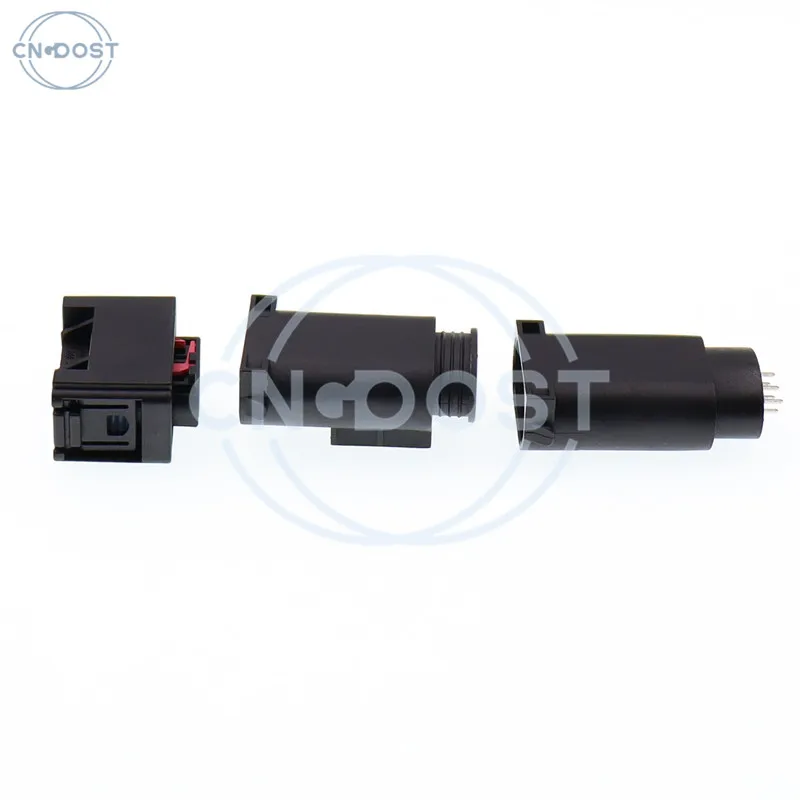 1 Set 6 Pins 1-967360-1 1-967587-3 Automotive Connector Air Suspension Ride Height Level Sensor Socket AC Assembly