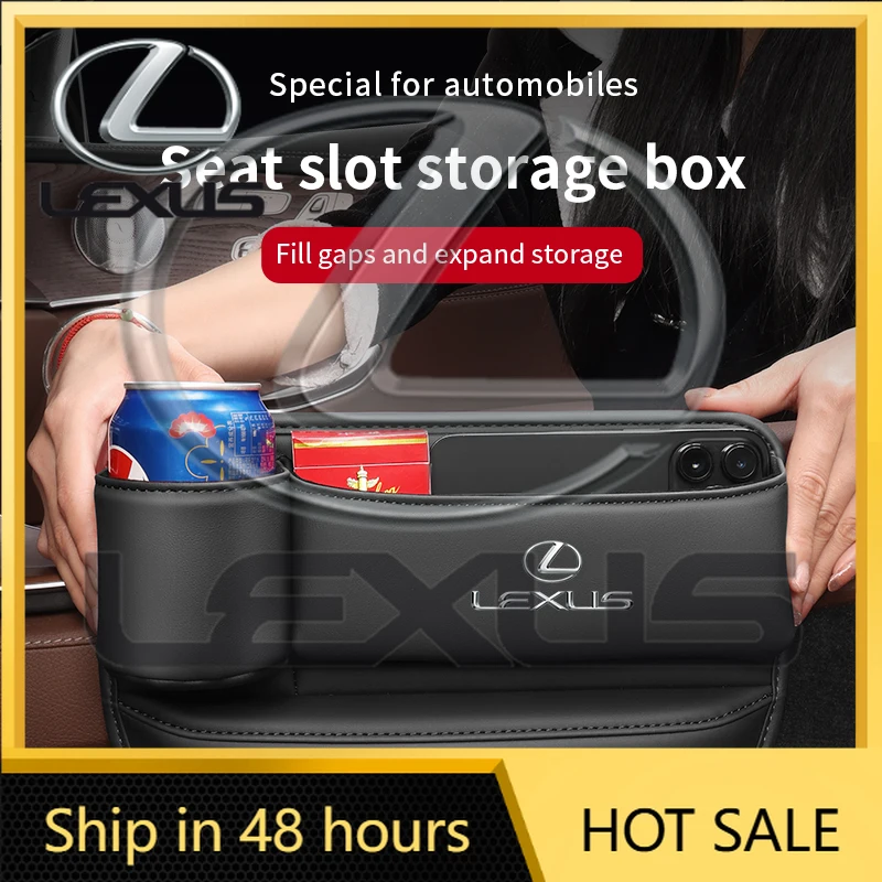 

2026 Hot Interior Stickers Car Seat Gap Multifunction Crevice Storage Box For Lexus F Sport ES200 ES300 RX300 GS250 GS300 IS300