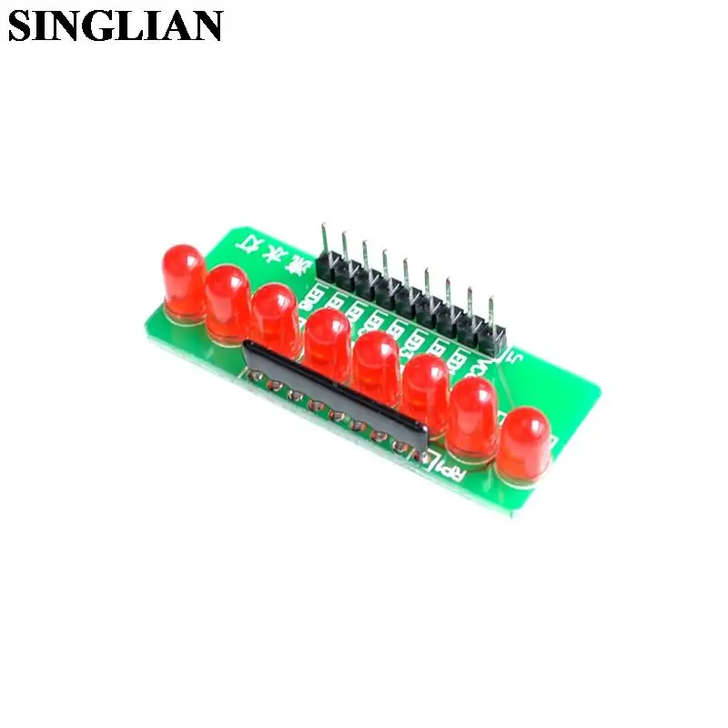 8-Way Running Water Light Horse Race Lamp 5MM LED Module MCU Modules For Arduino Smart Car Accessories