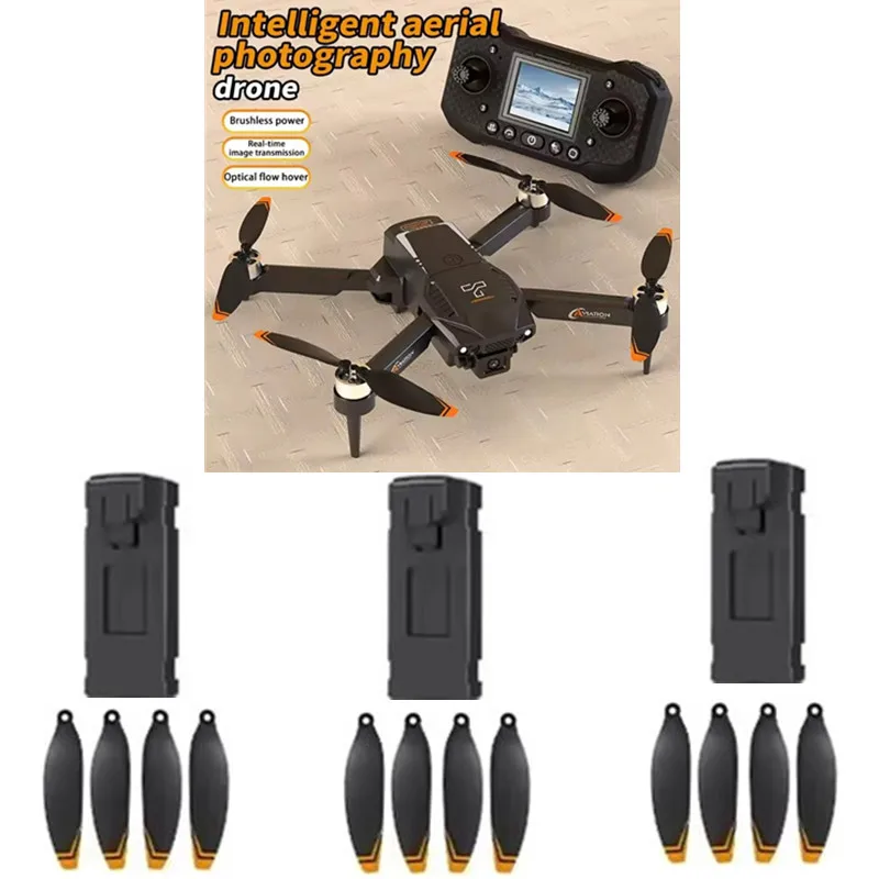 F205 Drone Batterie F205 Fernbedienung RC Drone Quadcopter Ersatzteile 3,7 V 1200 Mah Batterie/propeller/USB F205 Bürstenlosen Drohne