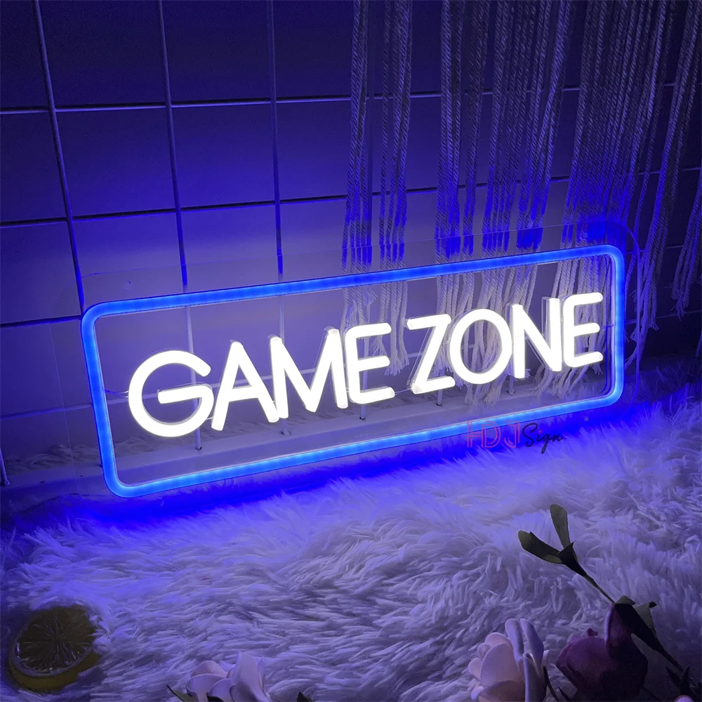 Game Led Neon Lights Sign Wall Hanging Game Room Decor Night Lights Acrylic Gaming Decoration Neon Lamps Bar Party Birthday Gift