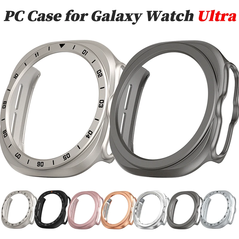 PC Case for Samsung Galaxy Watch Ultra 2 47mm Cover Hollow Protective Bumper All-Around Shell for Watch 9 Ultra 2 Accessories