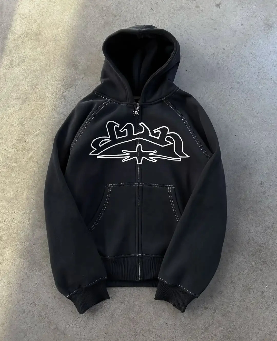 

2025 New Diving Trendy Series Hoodies Fashion Embroidered Hoodies Harajuku Hip Hop Street Jackets Loose Men and Women Hoodies