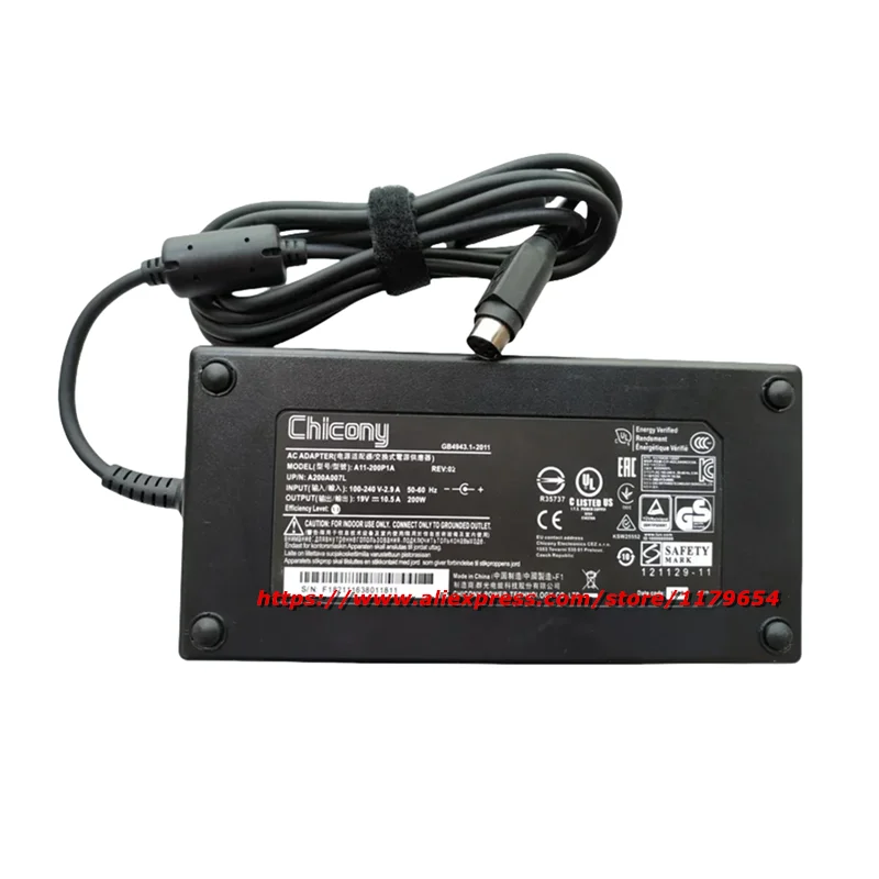 New 19V 10.5A 200W 4Holes A11-200P1A AD-20019 AC Adapter Charger For SAMSUNG NP700G7A NP700G7C 7 GAMER SERIES Laptop BA44-00280