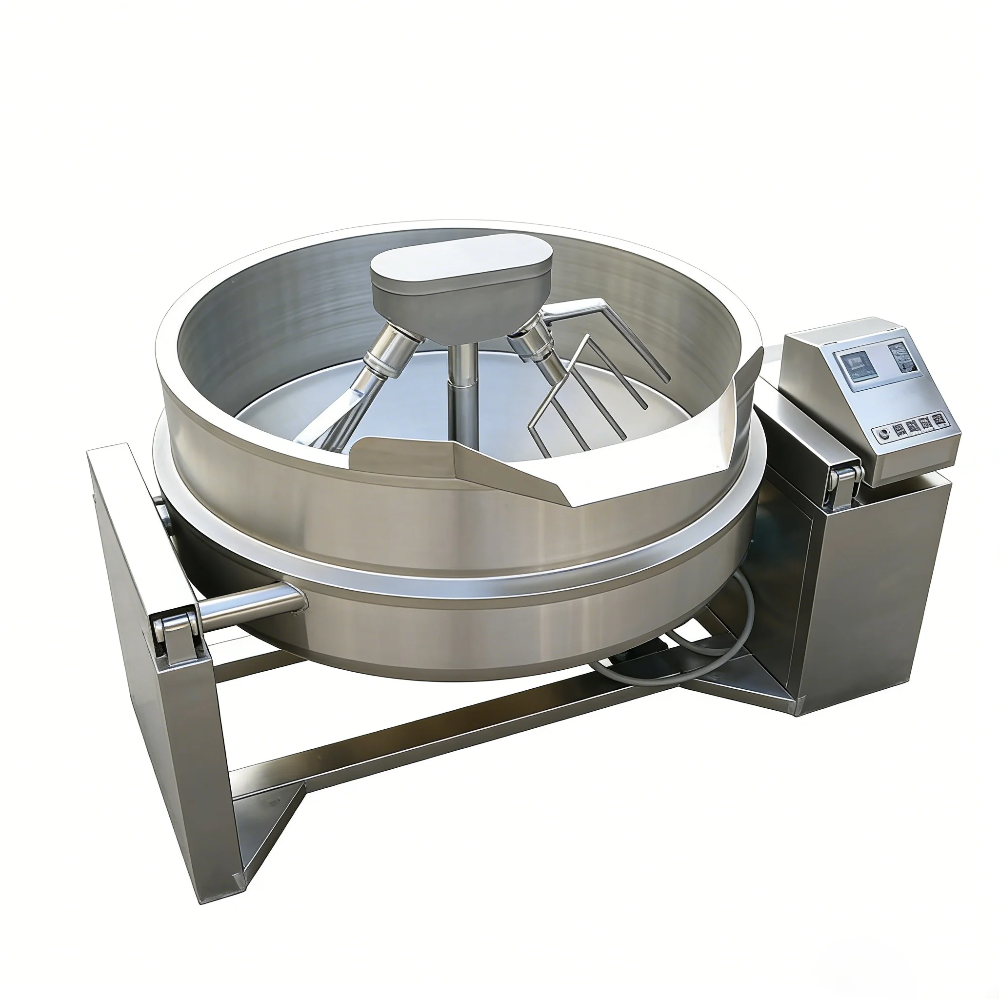 Stainless Steel Electric-thermal Oil Heated Cooking Mixer Industrial Planetary Fruit Jam Cooking Machine Mixer