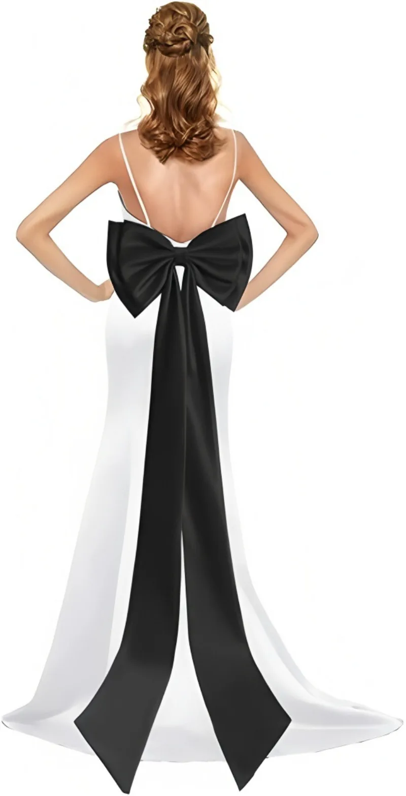 

1.3m Christmas Large Bow Ribbon Tie for Christmas Birthday Wedding Party Backdrop Wall Decor Wedding Dress Tail-end Decoration