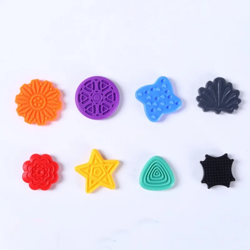 

8PCS/LOT Colorful Sensory Activity Stone Toys Silicone Sensory Stones Stress Relief Toy Science Anti Anxiety Worry Stone Novelty