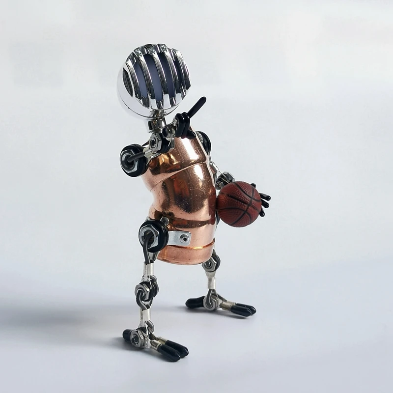 

Machinery Industry Wind Steampunk Robot Desktop Handmade Creative Ornament Decoration Sports Basketball