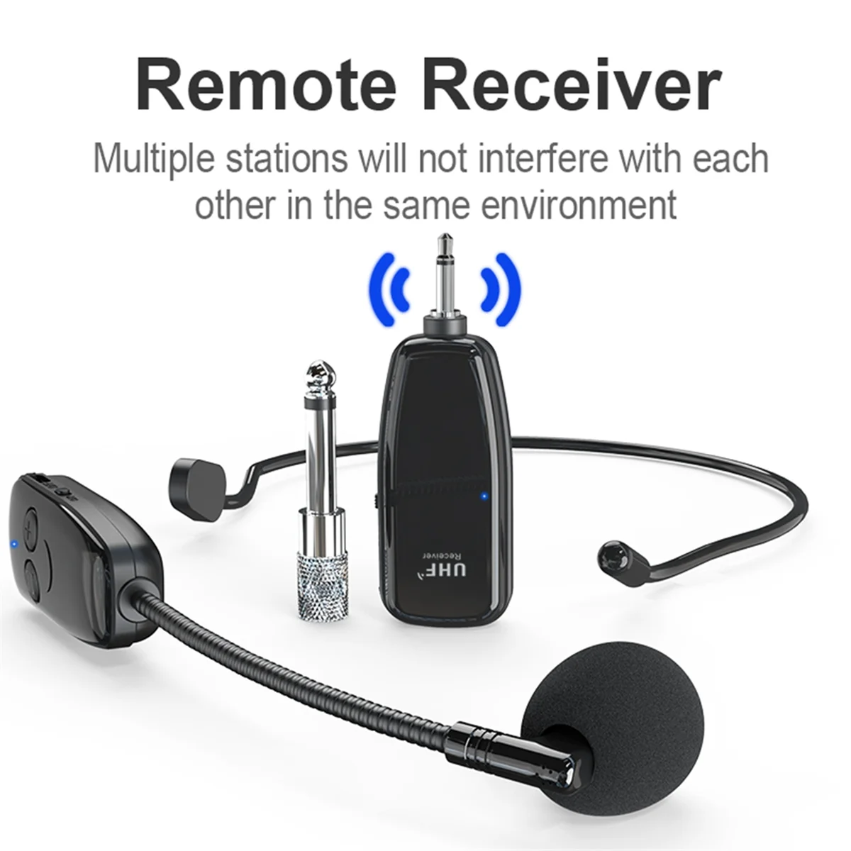 Wireless Headset Microphone for Voice Amplifiers Wireless Microphone Headset Wireless Microphone Headset for Teaching