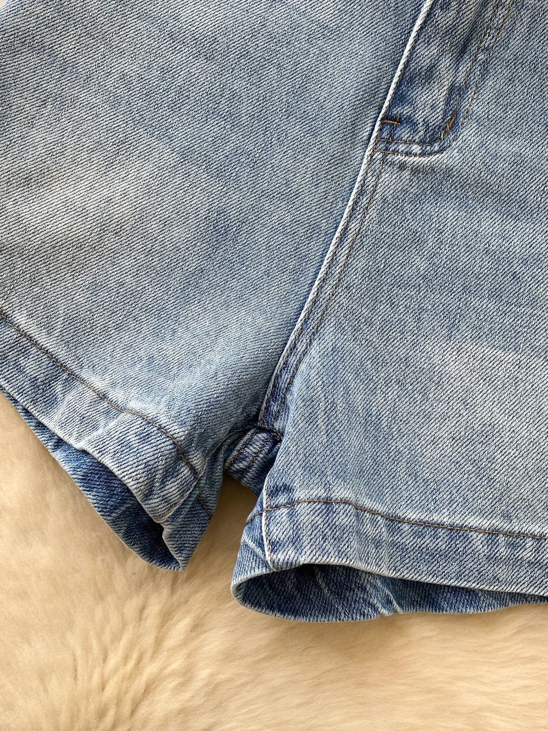 

Широкие джинсы с высокой талией, женские модные утягивающие джинсовые шорты, повседневные универсальные брюки для четырех сезонов