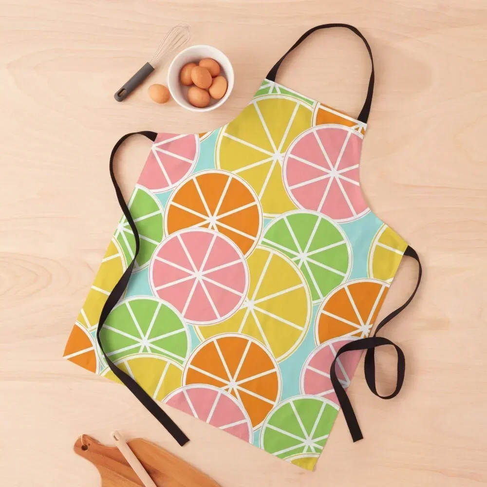 

Blue Citrus Circus Apron Hairdressing Home Supplies useful gadgets for home Things For Home And Kitchen Apron