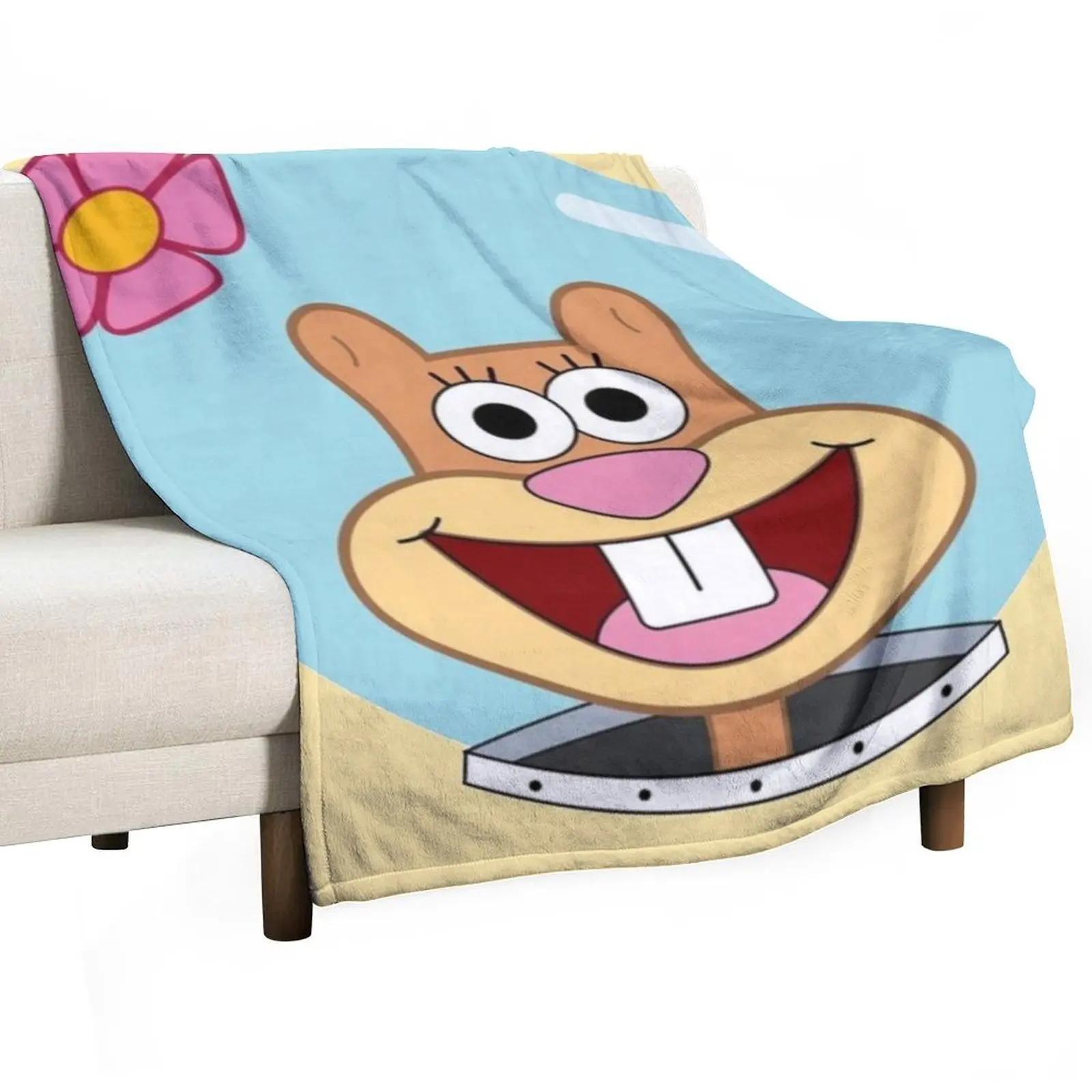 Sandy cheeks Throw Blanket anime Thermals For Travel Single For Sofa Thin Blankets