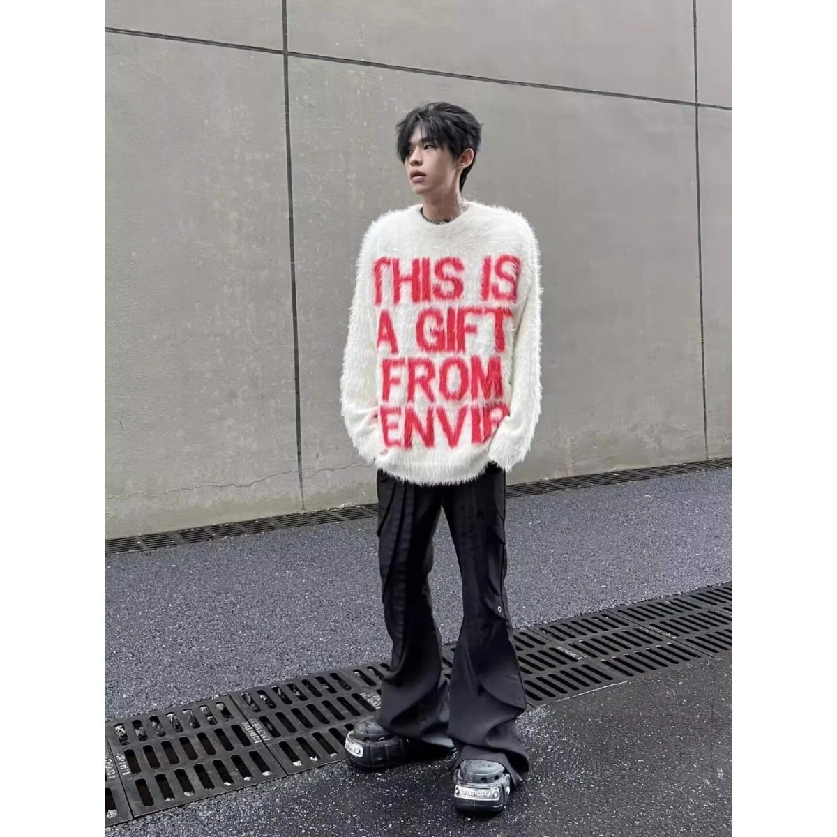 

Облегающий круглый вязаный свитер Ne, мужской модный новый осенне-зимний базовый свитер irt Ele Sle, повседневный свитер из полиэфирного волокна