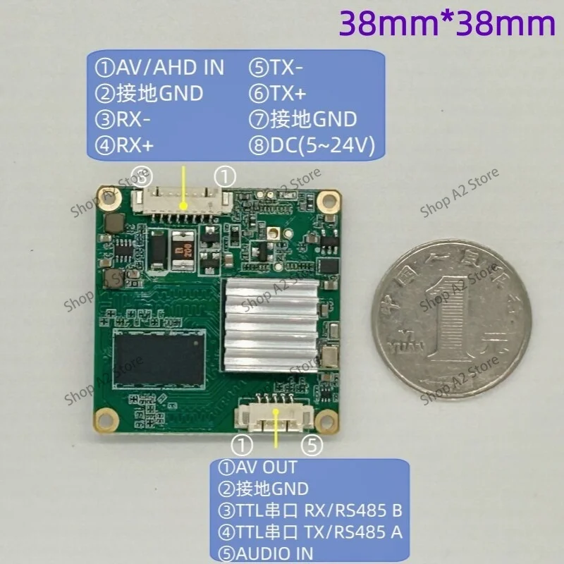 MINI AV CVBS AHD Anti-interlaced Analog SD HD Network Encoder