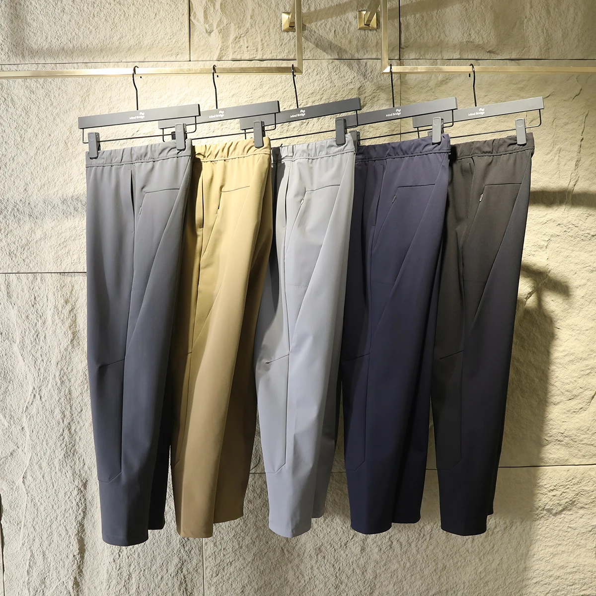 

Spring and Autumn Outdoor Three-proof Soft Shell Charge Pants Men's Straight Slim-fit Sports Casual Pants