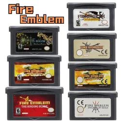 Fire Emblem Series GBA Game Cartridge 32 Bit Video Game Console Card Sword of Seals Binding Blade The Sacred Stones for GBA/NDS