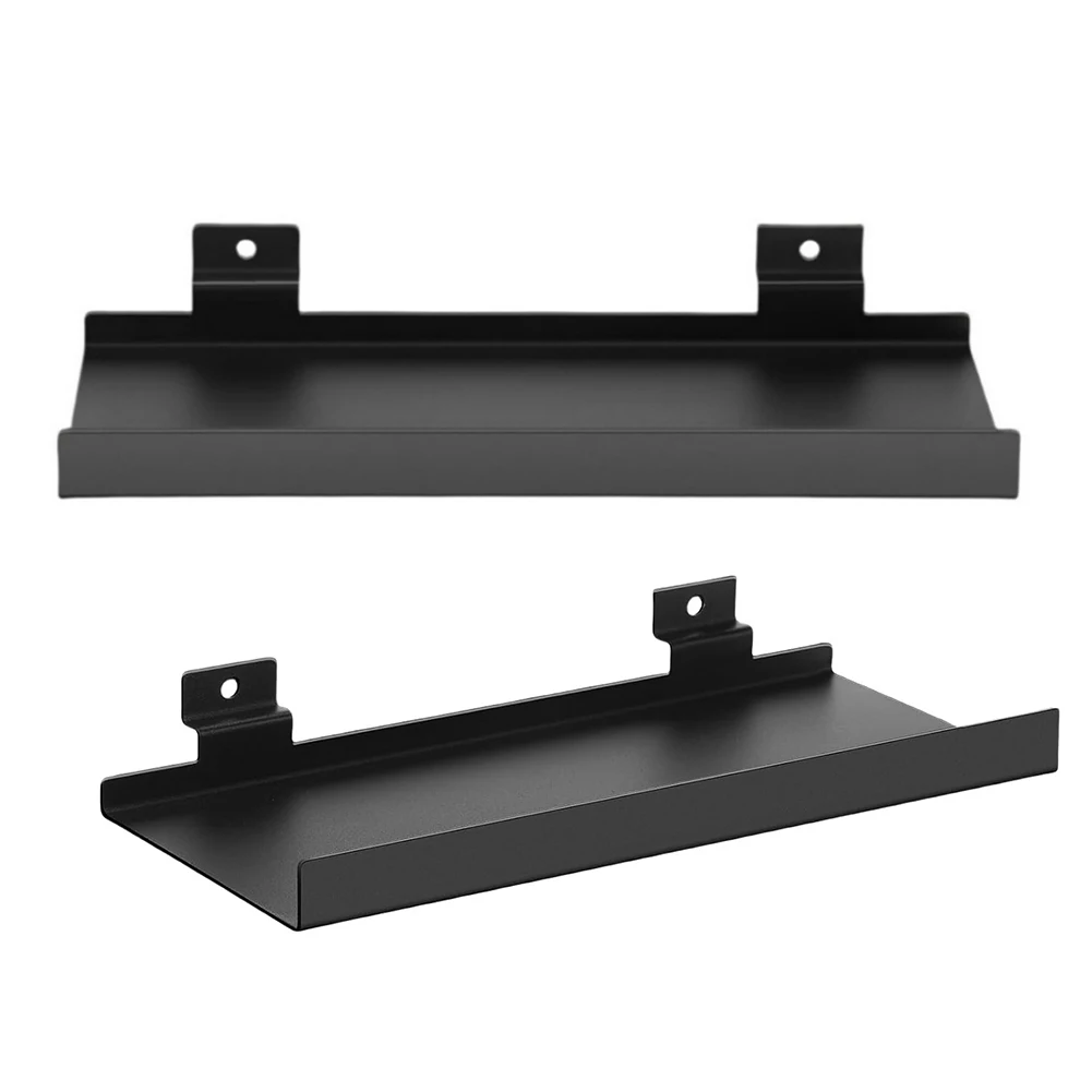 Wall Mounted Metal Slat Shelf for Storing and Displaying Items Iron Material Built for Endurance Size 25x12 5x3 5cm