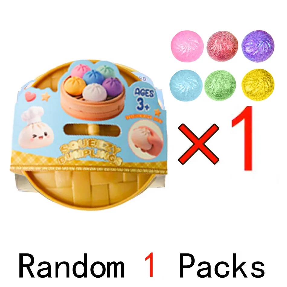 Grote Dumpling Squishy Stressballetjes met Stoomfunctie Herbruikbare Rebound Knijpverlichters Speelgoed Deegbal Kantoor Cadeaus