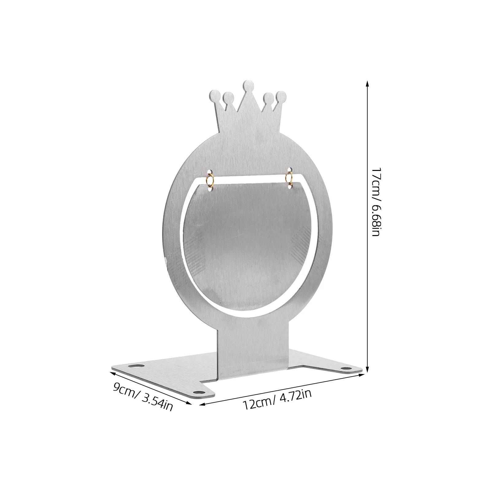 Sistema de reinicio giratorio de Metal para entrenamiento de tiro giratorio, para práctica en interiores y exteriores, tablero de ejercicio compacto, resistente y preciso