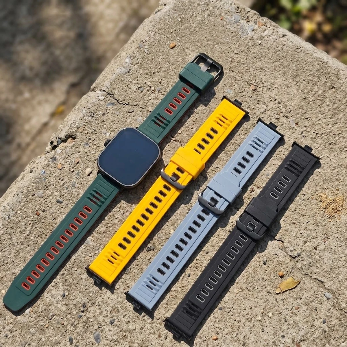 Silicone Sport Band for Redmi 6Active 6Lite 6/5/4 Two Tone Soft Strap for Xiaomi Miband 10Pro 9Pro 8Pro Adjustable Replace Belt