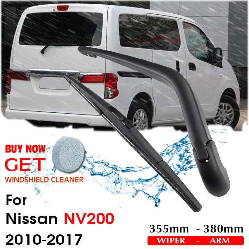 

Car Wiper Blade Rear Back Window Windscreen Windshield Wipers For Nissan NV200 Hatchback 355 mm 2010-2017 Auto Accessories