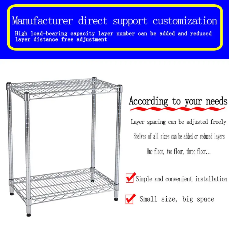 Heavy Duty Warehouse Shelf Storage Wire Mesh Rack 5 Layer Industrial Metal Shelving Unit for Garage Workshop Organization