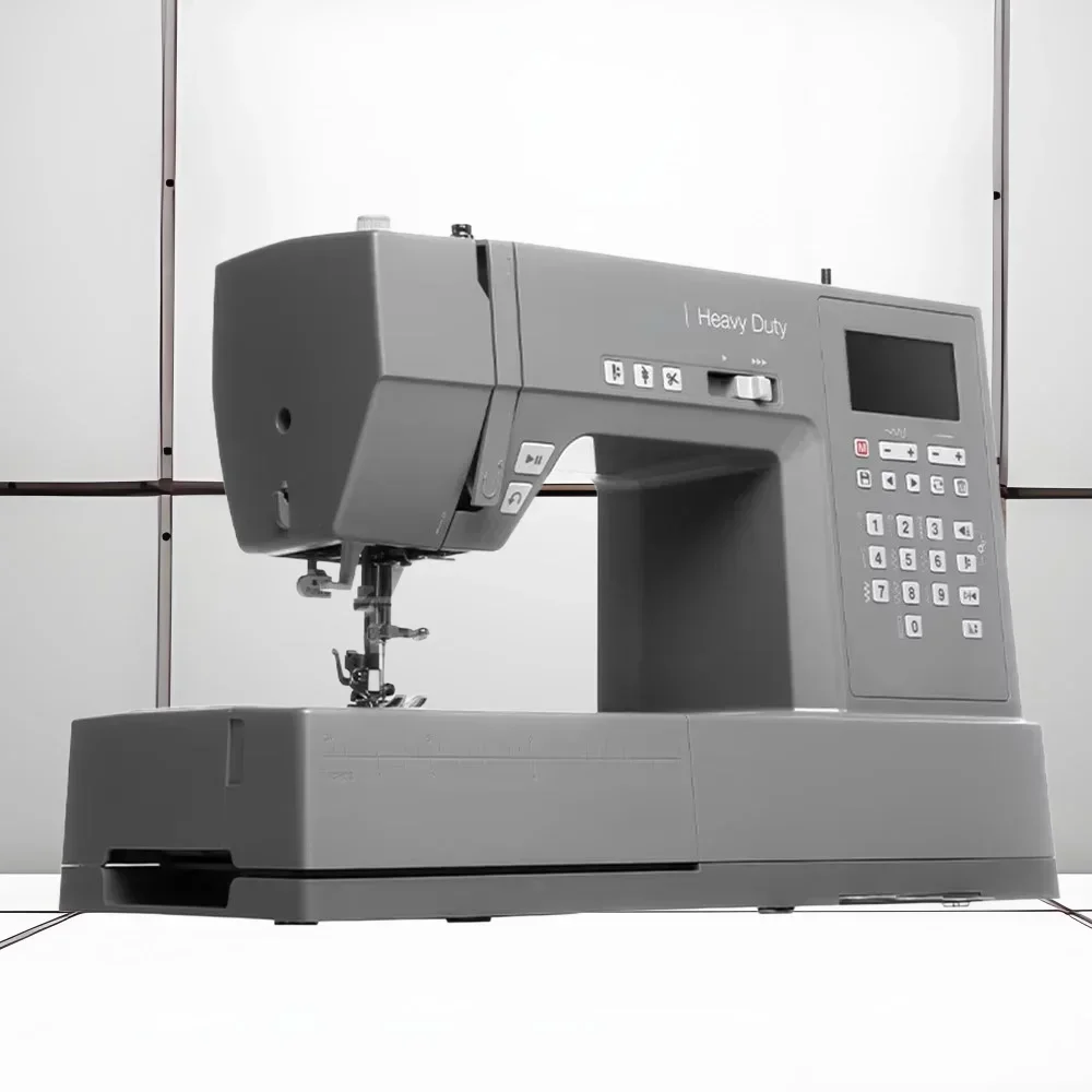 

Automatic Thread Trimming And Hemming Sewing Machine Electric Double Needle Sewing Machine Fabric Clothes Sewing LCD