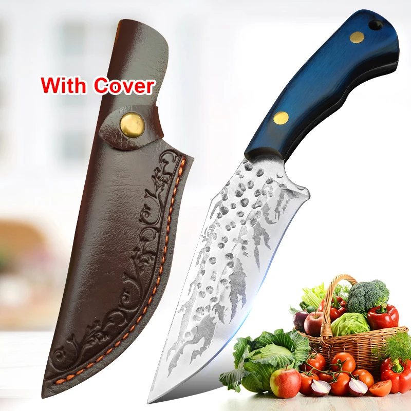 

Barbecue Knife Slicing Meat Fruit Fish Chicken Utility Boning Knives Handmade Blade Stainless Steel Kitchen Knives Chef Knife