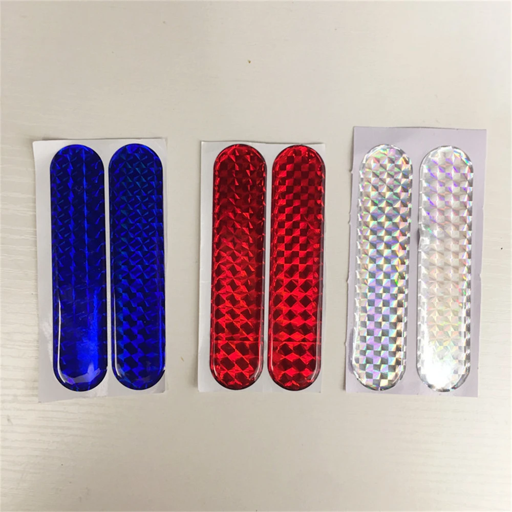 Car Reflective Sticker Car Door Safety Warning Mark Reflector Tape Strips Auto Motorcycle Bike Reflector Stickers with 3 Colors