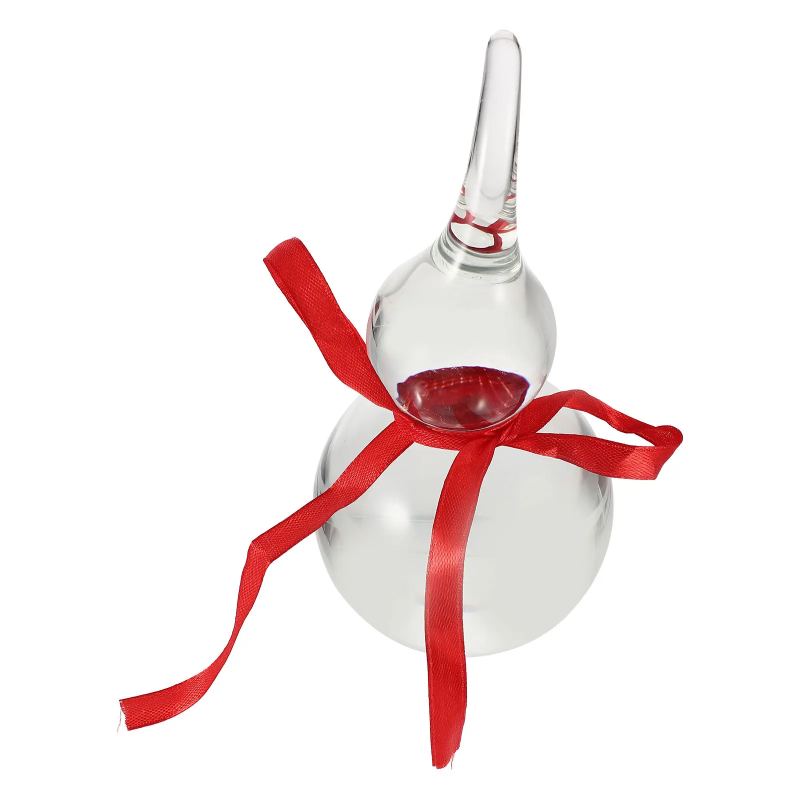 

Crystal Gourd Ornament Desktop Creative Fortune Decor Compact Home Office Decorative Gourd Sculpture Statue