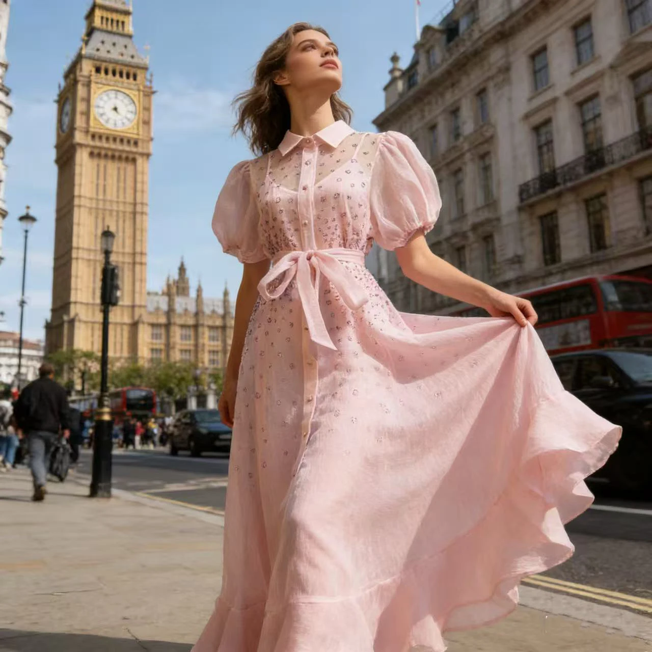 

Ele Summer ort Sve Bubble Dr Женская юбка Dr Par Dr с мягкой подкладкой, большая юбка, 5 цветов, льняной материал Lo...