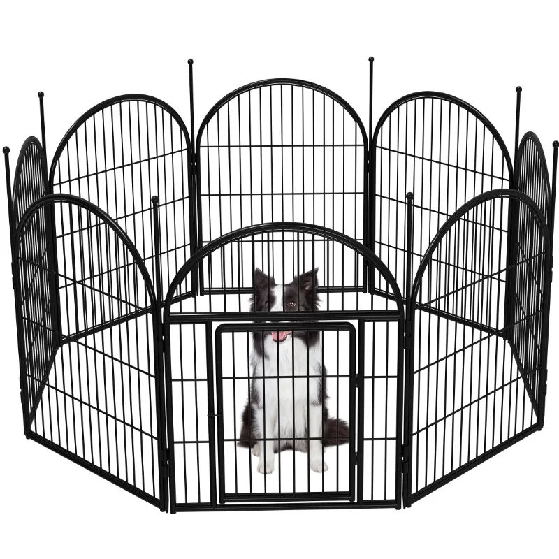 

Dog Playpen Outdoor, 8 Panels 32" Height Dog Fence