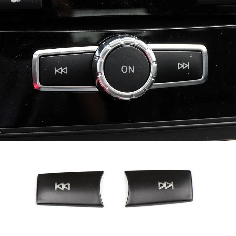 

Auto Center Console Air Conditioning Volume Buttons Cover Sequins Decoration Trim Decals For Mercedes Benz W204 C Class 2007-14