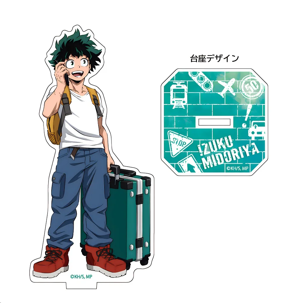 דמות פעולה אקרילית של אנימה My Hero Academia Midoriya Izuku Bakugo Katsuki Todoroki Shoto צעצוע מודל עמדה למתנה