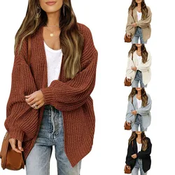 Fashion Knitted Cardigan Women Spring Autumn Casual Sweater Coat Ladies Y2k Jacket Outerwear Ropa Mujer New Streetwear Clothes