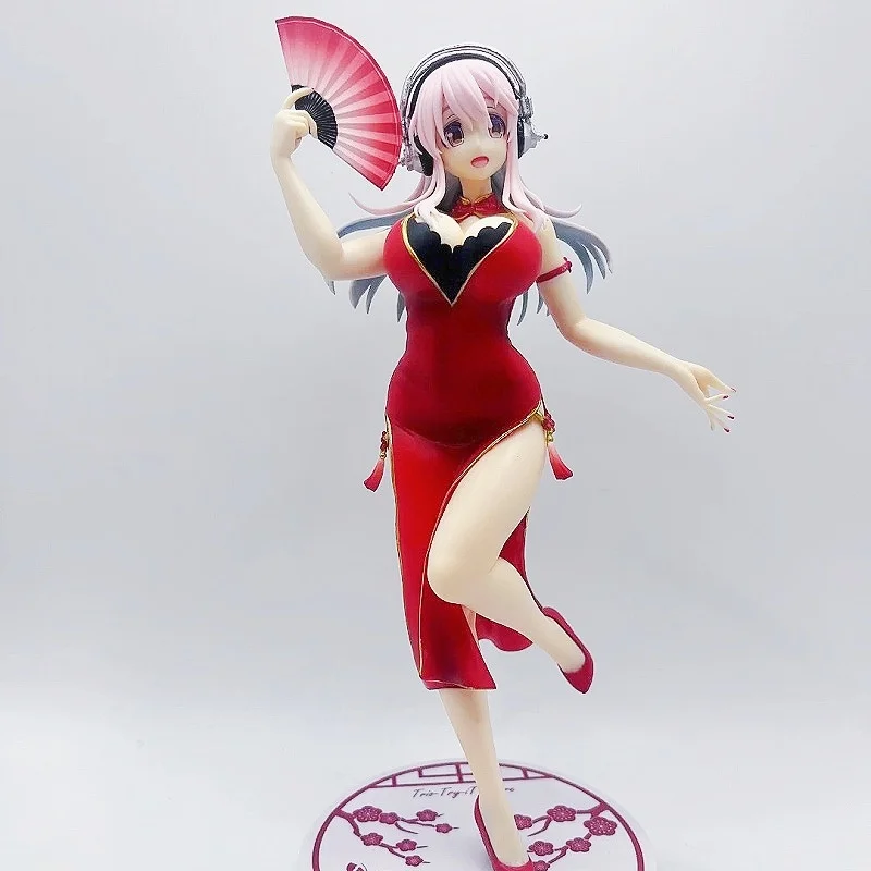 

Original FURYU SUPER SONICO PVC 21cm Anime Character Model Action Anime Collection Dolls Desktop Collections Model Toys Figures
