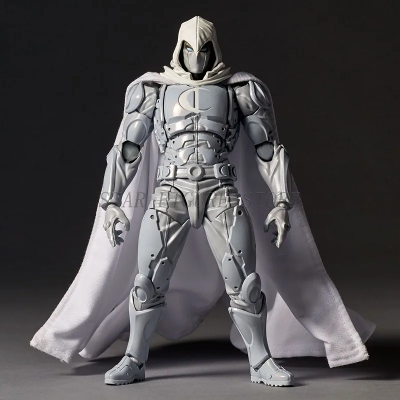 Amazing Yamaguchi Moon Knight Action Figure PVC Movable Collectible Toys Revoltech Avengers Marc Spector Figurine Model Gifts