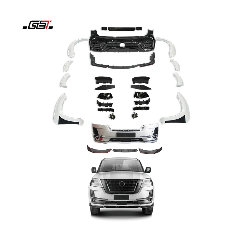

ZAIQU Factory Patrol Y62 Model Front Rear Bumper Wheel Brow Upgrade Kits for 2020-On Nissan Patrol Y62 Model Exterior Accessorie
