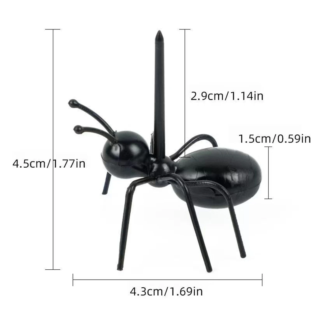 12pcs Ant Toothpicks Food Fruit Picks Decoration Ant Shape Forks Snack Cake Dessert Tableware for Home Decoration Kitchen Party