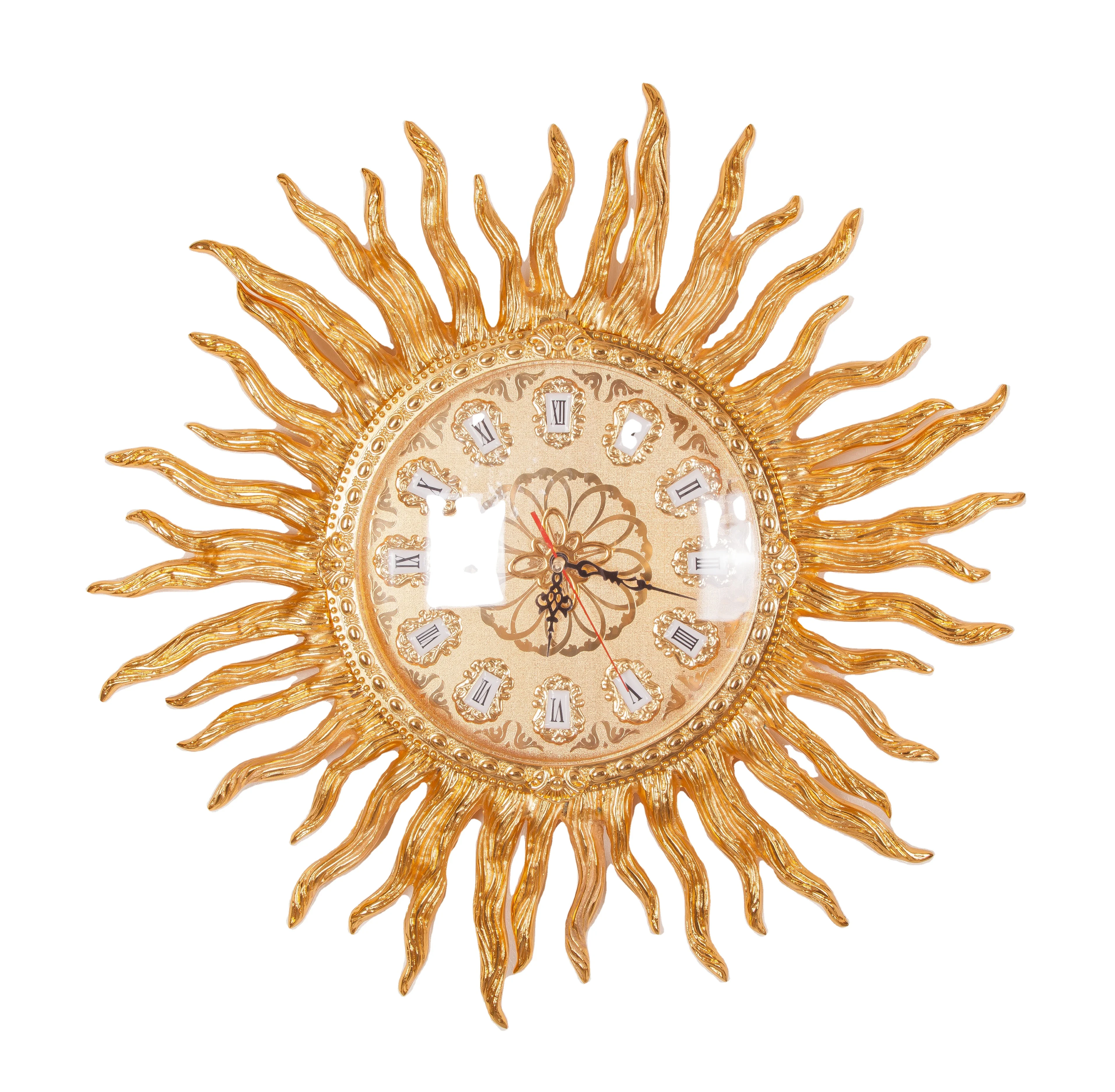 Golden Wall Clocks European Style Creative Pure Copper Wall Clock Luxury Wedding Decor Creative Home Decor Golden Wall  Clocks