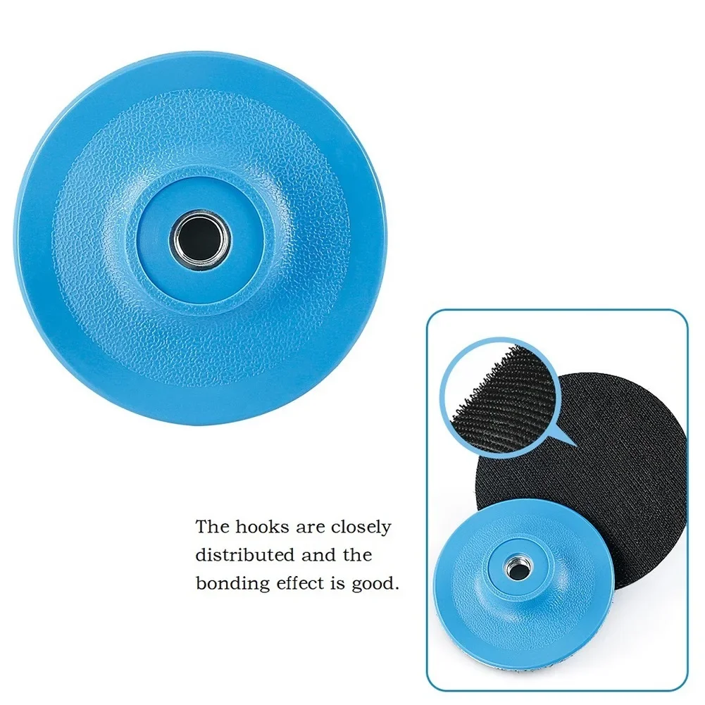 Polishing Pad Sanding Disc Pad Self Car Paint Care Car For Polishers Parts Polishers Sander Tools 1pc Blue+Black