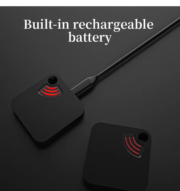 HLD – porte-clés intelligent, localisateur de télécommande, alarme Anti-perte, Rechargeable, sans fil, détecteur de clé à dents bleues