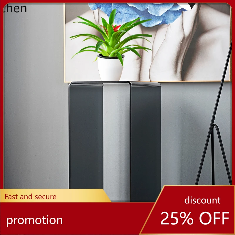 

HT sofa side cabinet side cabinet light luxury TV side cabinet living room simple modern bedside glass corner few