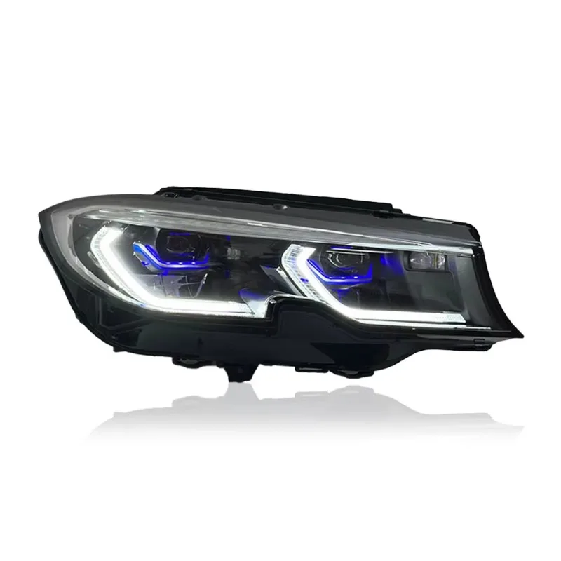 LED Headlight Assembly Upgrade Dual Color Turn Signal  Lens