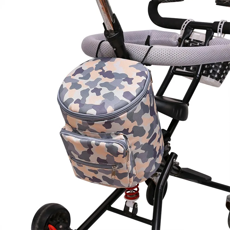 Kinderwagen Hangende Tas Baby Kinderwagen Opknoping Tassen Multifunctionele Haak Bedrukte Opbergtas Kinderwagen Magische Opbergmand